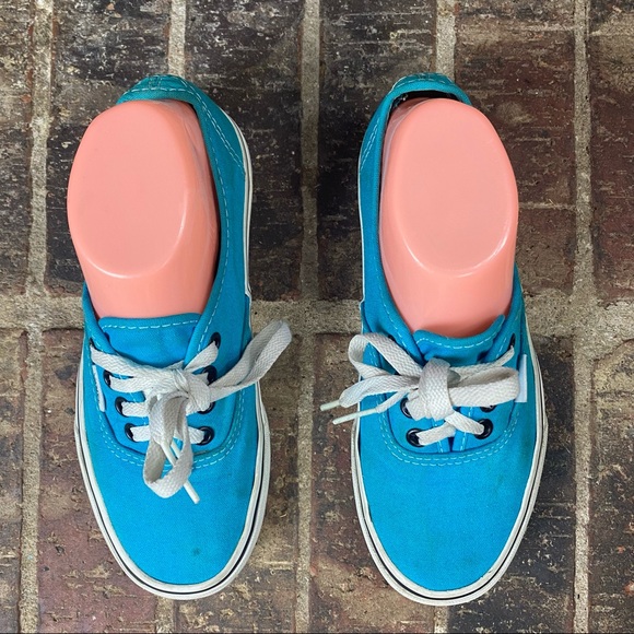 Vans Era TB4R Teal Turquoise Lace Shoes M5 L6.5 - Picture 4 of 11